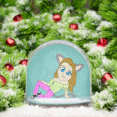 Chibi-Mädchen Schneekugeln (Weihnachten)