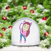 Chibi-Mädchen Schneekugeln (Weihnachten)