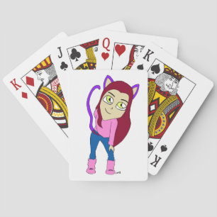 Chibi-Mädchen Spielkarten