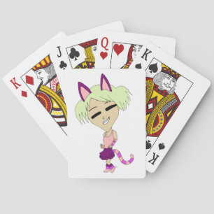 Chibi-Mädchen Spielkarten