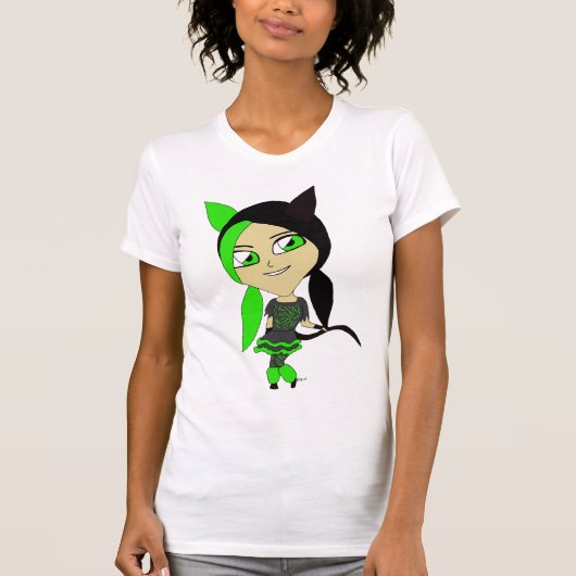 Chibi-Mädchen T-Shirt (Vorderseite)