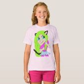 Chibi-Mädchen T-Shirt (Vorne ganz)