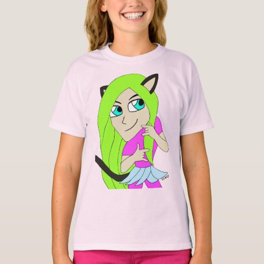 Chibi-Mädchen T-Shirt (Vorderseite)