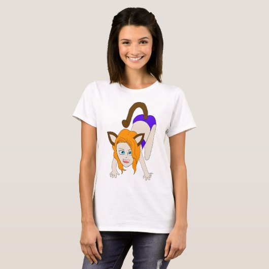 Chibi-Mädchen T-Shirt (Vorne ganz)