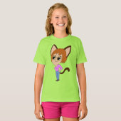 Chibi-Mädchen T-Shirt (Vorne ganz)