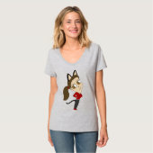 Chibi-Mädchen T-Shirt (Vorderseite Vollansicht)