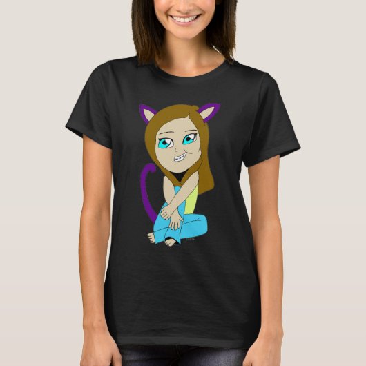 Chibi-Mädchen T-Shirt (Vorderseite)