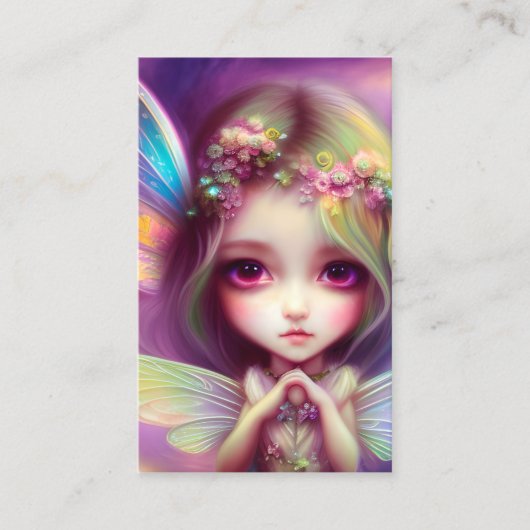 Chibi Mädchen Visitenkarte (Vorderseite)