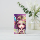 Chibi Mädchen Visitenkarte (Stehend Vorderseite)