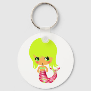 chibi magische meerjungfrau 3 schlüsselanhänger
