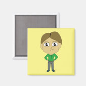 Chibi Magnet (Vorderseite/Rückseite)
