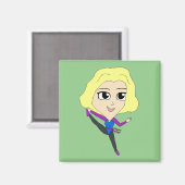 Chibi Magnet (Vorderseite/Rückseite)