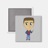 Chibi Magnet (Vorderseite/Rückseite)