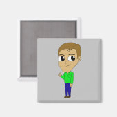 Chibi Magnet (Vorderseite/Rückseite)