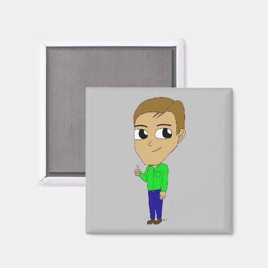 Chibi Magnet (Vorderseite/Rückseite)