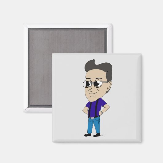 Chibi Magnet (Vorderseite/Rückseite)