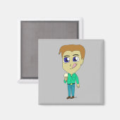 Chibi Magnet (Vorderseite/Rückseite)
