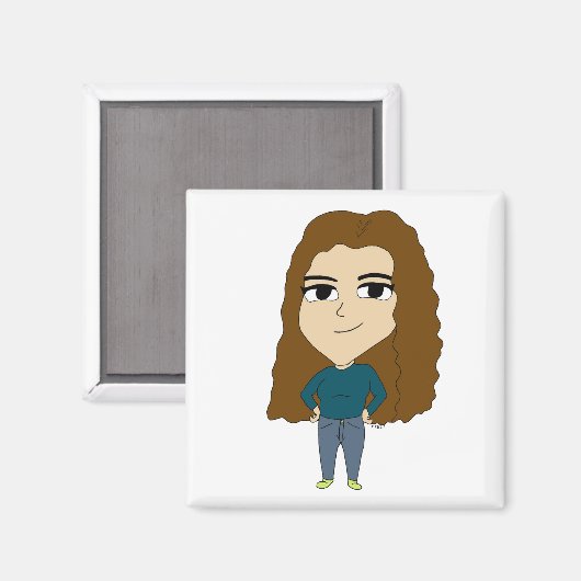 Chibi Magnet (Vorderseite/Rückseite)