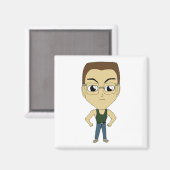 Chibi Magnet (Vorderseite/Rückseite)