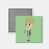 Chibi Magnet (Vorderseite/Rückseite)
