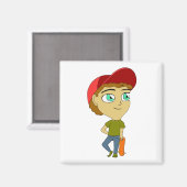 Chibi Magnet (Vorderseite/Rückseite)