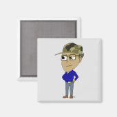 Chibi Magnet (Vorderseite/Rückseite)