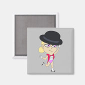 Chibi Magnet (Vorderseite/Rückseite)