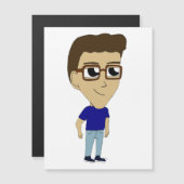 Chibi-Magnet Magnetkarte (Vorne/Hinten)