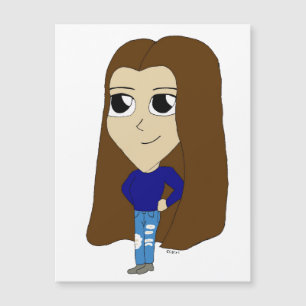 Chibi-Magnet Magnetkarte