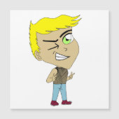 Chibi-Magnet Magnetkarte (Vorderseite)