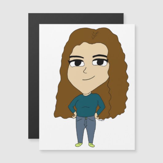 Chibi Magnetkarte (Vorne/Hinten)