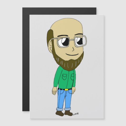 Chibi Magnetkarte (Vorne/Hinten)