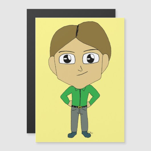 Chibi Magnetkarte (Vorne/Hinten)