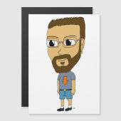 Chibi Magnetkarte (Vorne/Hinten)