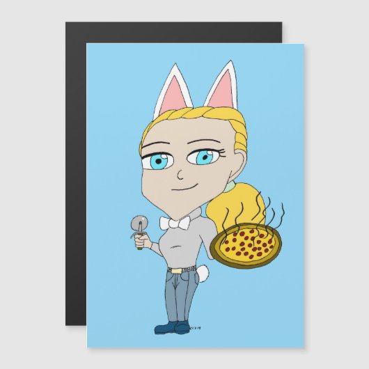 Chibi Magnetkarte (Vorne/Hinten)
