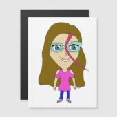Chibi Magnetkarte (Vorne/Hinten)