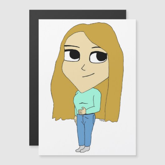 Chibi Magnetkarte (Vorne/Hinten)