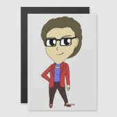 Chibi Magnetkarte (Vorne/Hinten)