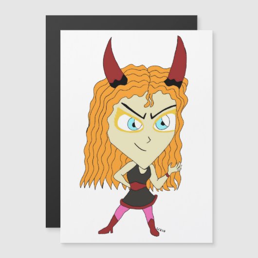 Chibi Magnetkarte (Vorne/Hinten)