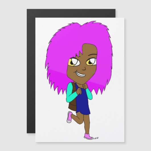 Chibi Magnetkarte (Vorne/Hinten)