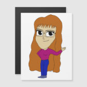 Chibi Magnetkarte (Vorne/Hinten)