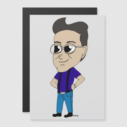 Chibi Magnetkarte (Vorne/Hinten)