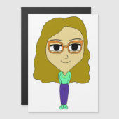 Chibi Magnetkarte (Vorne/Hinten)