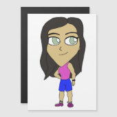 Chibi Magnetkarte (Vorne/Hinten)