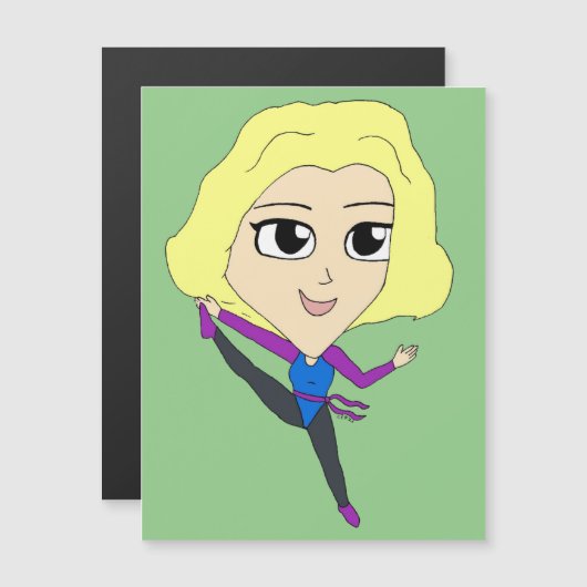 Chibi Magnetkarte (Vorne/Hinten)