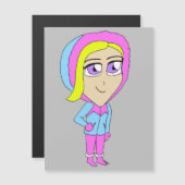 Chibi Magnetkarte (Vorne/Hinten)