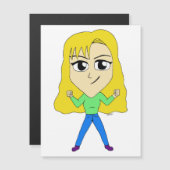 Chibi Magnetkarte (Vorne/Hinten)