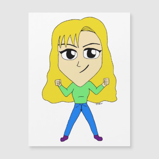 Chibi Magnetkarte (Vorderseite)