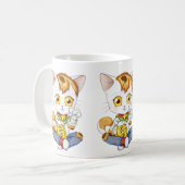 Chibi Maneki Neko Kaffeetasse (Vorderseite Links)