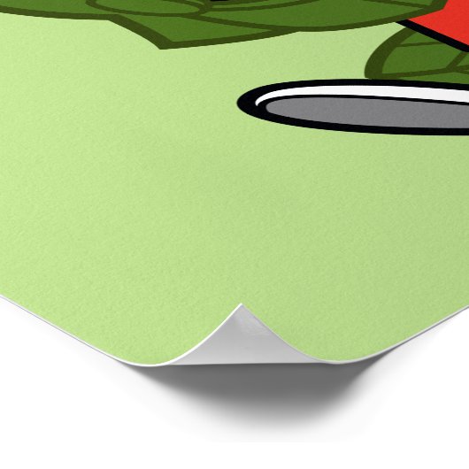 Chibi MARVIN THE MARTIAN™ & DAFFY DUCK™ Poster (Ecke)